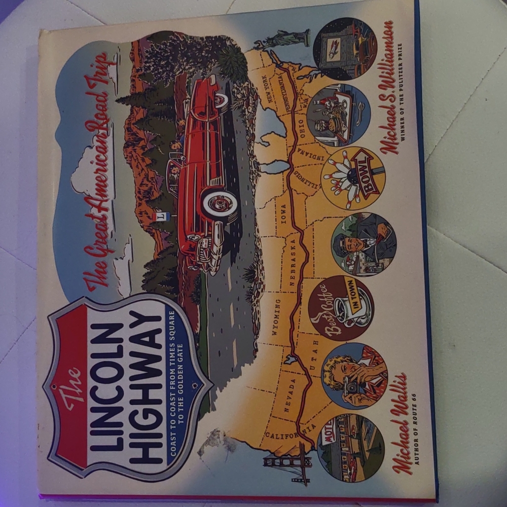Lincoln Highway Great American road trip hardcover travel coffee table book gift